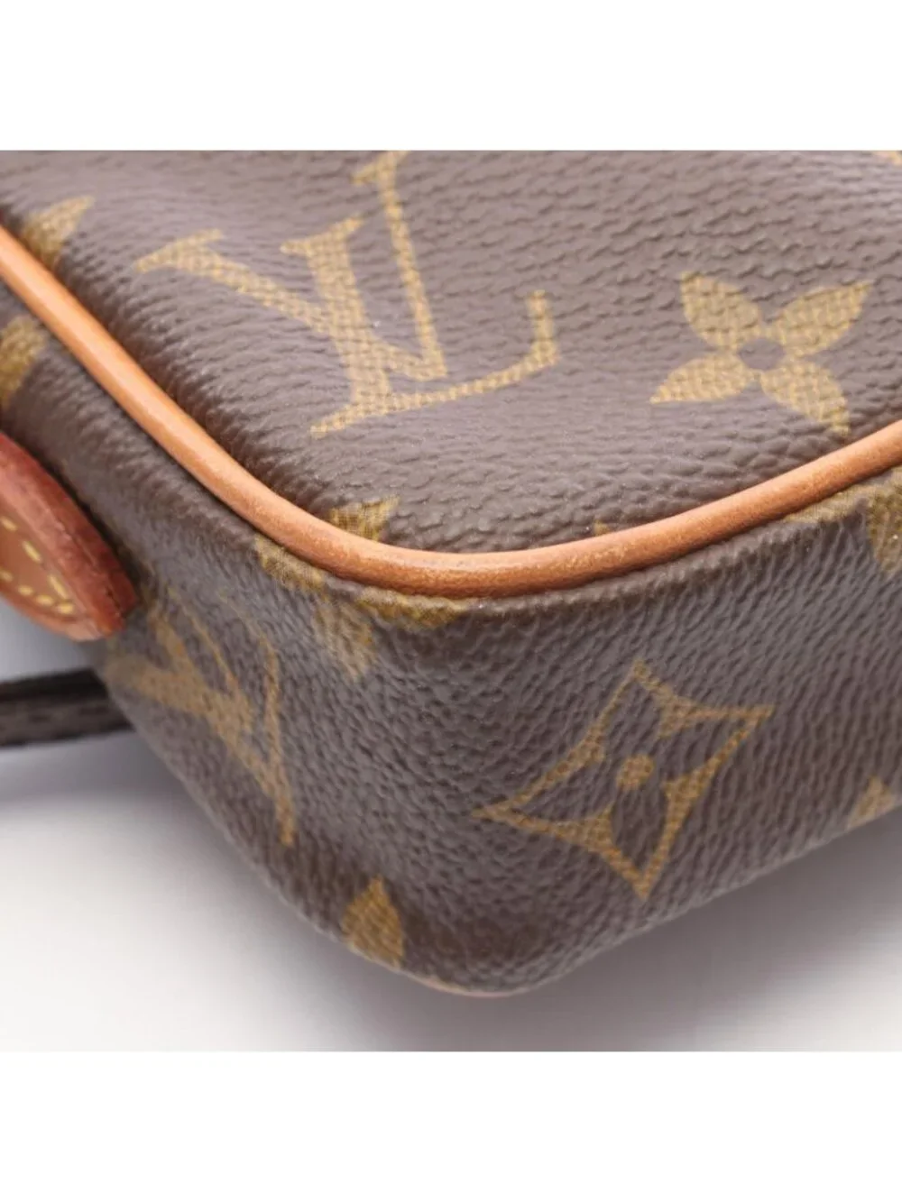 Louis Vuitton Viton Shoulder Bag Mini Danube Monogram Canvas Leather